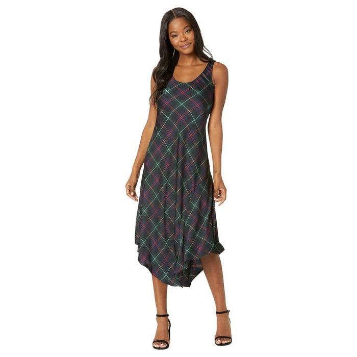 アウトレット買取 ラルフローレン レディース ワンピース トップス Tartan Satin Charmeuse Dress お店で人気の商品 Shirleyryan Ca