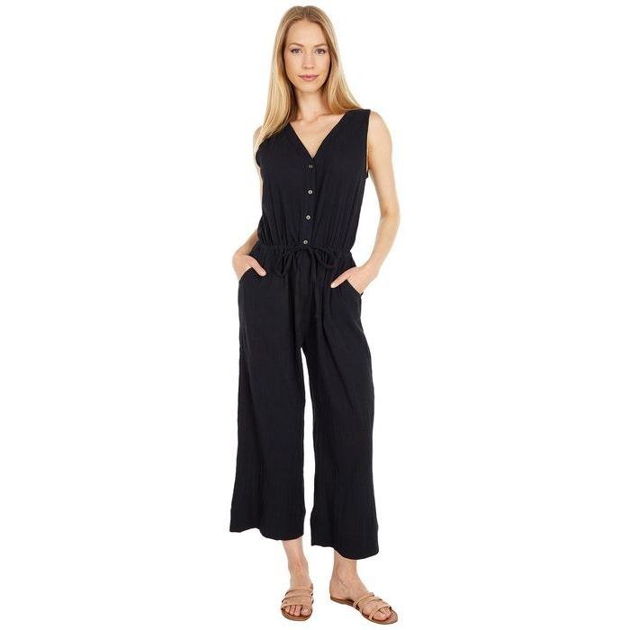 激安人気新品 レディース パクト ジャンプスーツ レディース パクト ジャンプスーツ Jumpsuit Front Button Crinkle Cotton Organic トップス ボトムス パンツ Littleelmgrooming Com