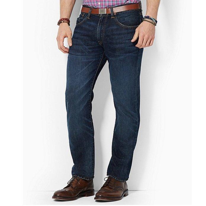ラルフローレン メンズ デニムパンツ ボトムス Hampton Relaxed Straight-Fit Lightweight Morris Wash Jeans