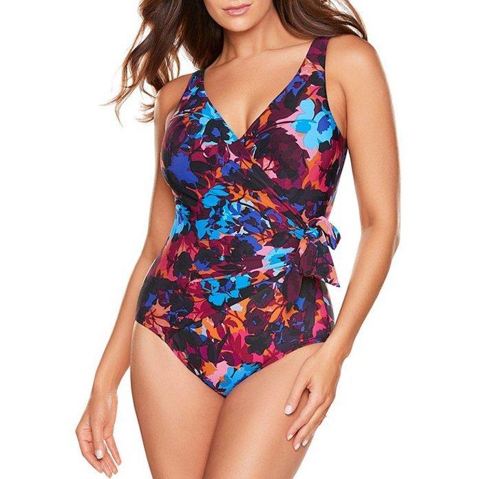 楽天市場 ミラクルスーツ レディース ワンピース トップス Solstice Gamine V Neck One Piece Swimsuit 半額品 Zoetalentsolutions Com