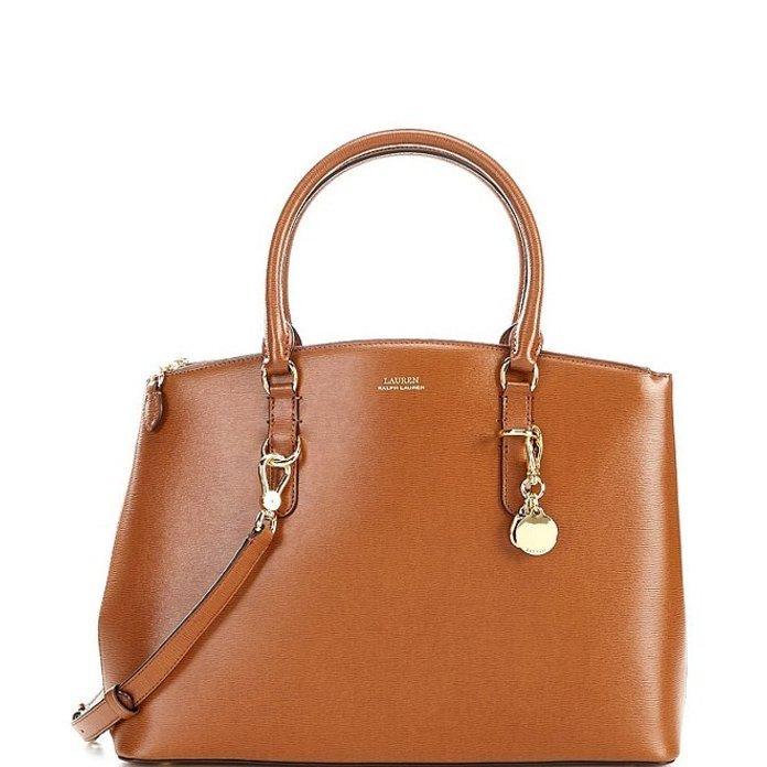 アウトレット ラルフローレン レディース ハンドバッグ バッグ Saffiano Double Zip Satchel Bag 21新作モデル Etechnologies Shop