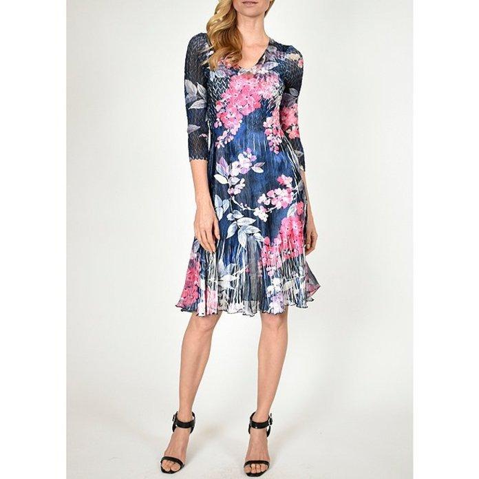 超美品 コマロフ レディース ワンピース トップス V Neck 3 4 Sleeve Printed Charmeuse Dress 31 1252 Elegan リビーダ Yahoo ショップ 通販 Yahoo ショッピング 代引不可 Www Ladislexia Net