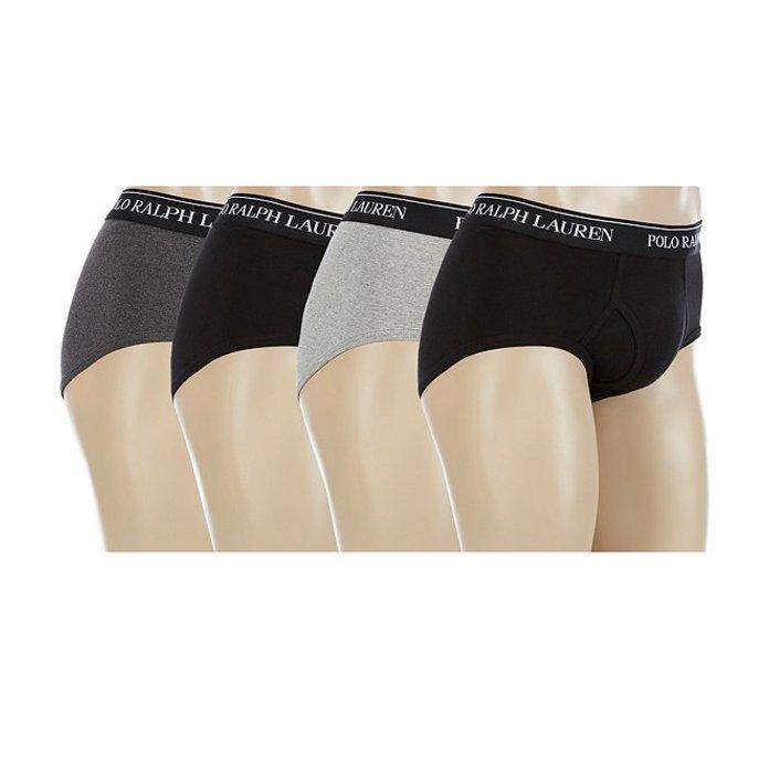 在庫一掃 Classic アンダーウェア ブリーフパンツ メンズ ラルフローレン ブリーフパンツ メンズ ラルフローレン Cotton 4 Pack Briefs Mid Rise 下着 靴下 部屋着