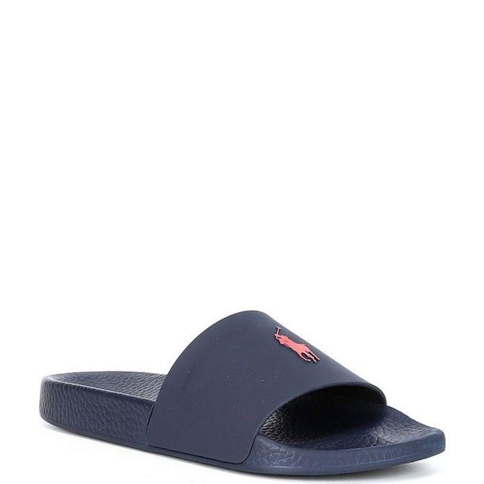 信頼 Slides Logo Polo Men S シューズ サンダル メンズ ラルフローレン サンダル メンズ ラルフローレン サンダル Decorgallery Net
