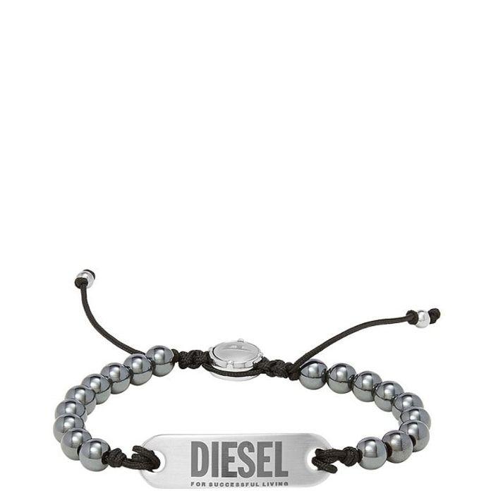 高級な DIESEL ディーゼル BLACK AGATE チェーンブレスレット kids