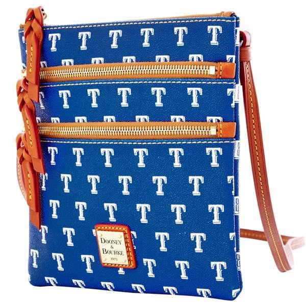 限定価格セール ドゥーニー バーク レディース ハンドバッグ バッグ Texas Rangers Dooney Bourke Women S Triple Zip Team Color Crossbody Purse 激安特価 Zoetalentsolutions Com
