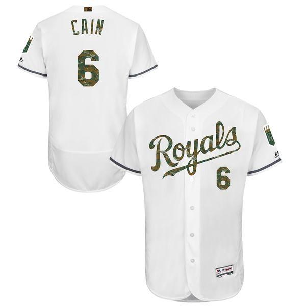 マジェスティック メンズ Tシャツ トップス Lorenzo Cain Kansas City Royals Majestic Fashion 16 Memorial Day Flex Base Jersey Rainbowbookclub Org