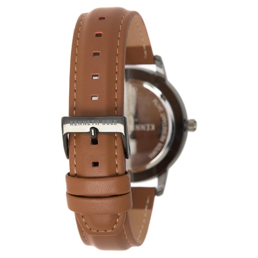非常に高い品質 メンズ ケネスコール 腕時計 42mm Watch Strap Leather Quartz 3 Hand Men S アクセサリー 腕時計 サイズ One Size Healthwisetraining Co Uk