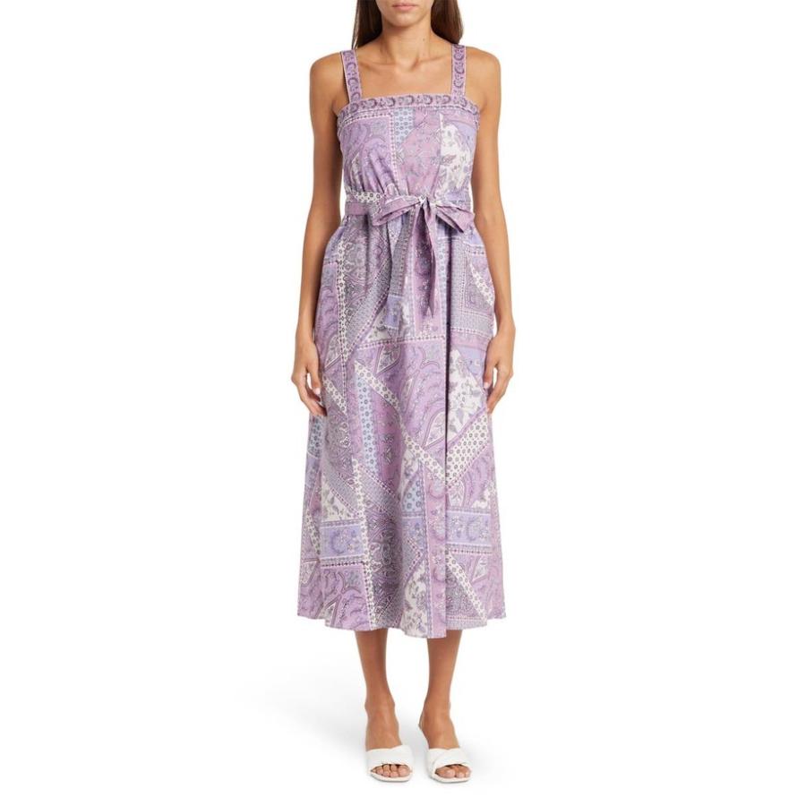 まとめ買いでお得 レディース ランドリーバイシェリーシーガル ワンピース Dress Midi Cotton Stretch Sleeveless Paisley トップス ワンピーススーツ サイズ 2 Prosoft Com Do