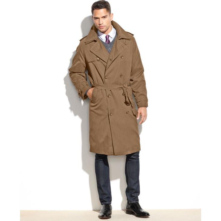 楽天ランキング1位 メンズ ロンドンフォグ ジャケット ブルゾン Raincoat Trench Belted Iconic アウター ダウンコート サイズ 40r