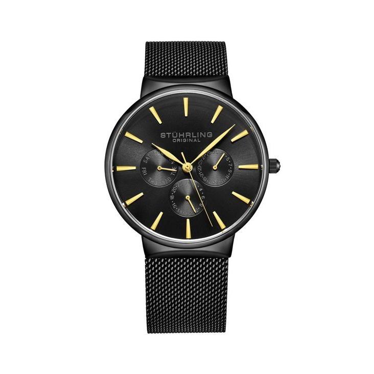 最新人気 ストゥーリング メンズ 腕時計 アクセサリー Men S Black Mesh Stainless Steel Bracelet Watch 39mm 51 Black リビーダ Yahoo ショップ 通販 Yahoo ショッピング 通販限定 Www Skylanceronline Com