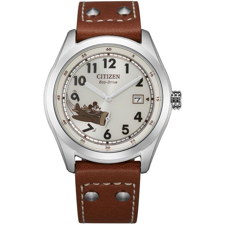 幻想的 シチズン メンズ 腕時計 アクセサリー Eco-Drive Men's Mickey Aviator Brown Leather Strap Watch 40mm - www.jkcollegebiraul.org 幻想的 シチズン メンズ 腕時計 アクセサリー Eco-Drive Men's Mickey Aviator Brown Leather Strap Watch 40mm - www.jkcollegebiraul.org