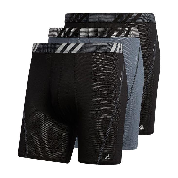 有名な高級ブランド Tall And Big Men S アンダーウェア ボクサーパンツ メンズ アディダス ボクサーパンツ メンズ アディダス 3 Pack Briefs Boxer Mesh Performance Sport 下着 靴下 部屋着