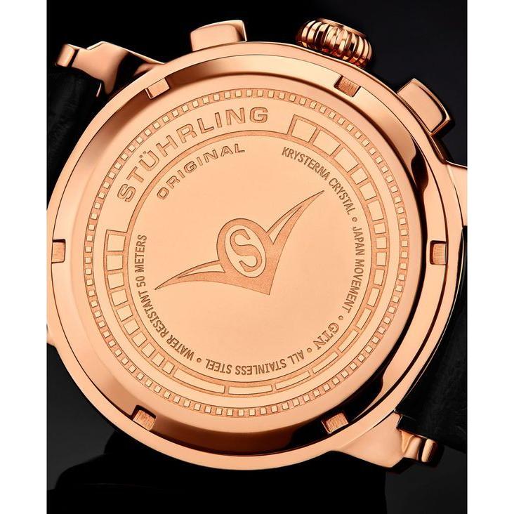 豪奢な Black Men S アクセサリー 腕時計 レディース ストゥーリング 腕時計 レディース ストゥーリング Genuine 44mm Watch Strap Leather レディース腕時計