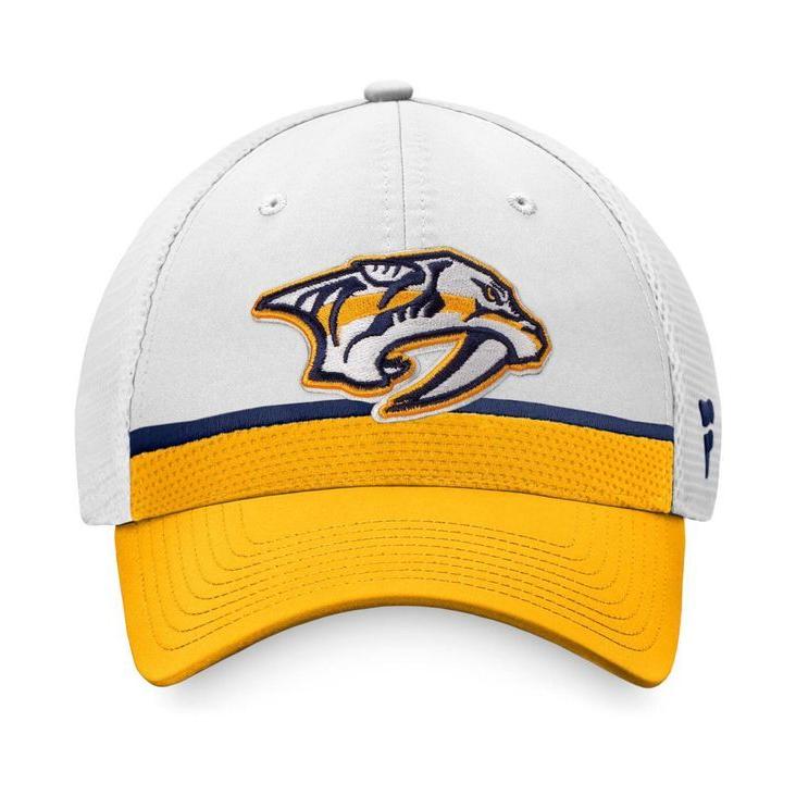 超高品質で人気の White/Gold Men's Branded アクセサリー 帽子 メンズ ファナティクス Nashville Hat  Snapback Trucker Stage On Pro Authentic Draft NHL 2021 Predators ニット帽、ビーニー  サイズ:OS - vesismin.com