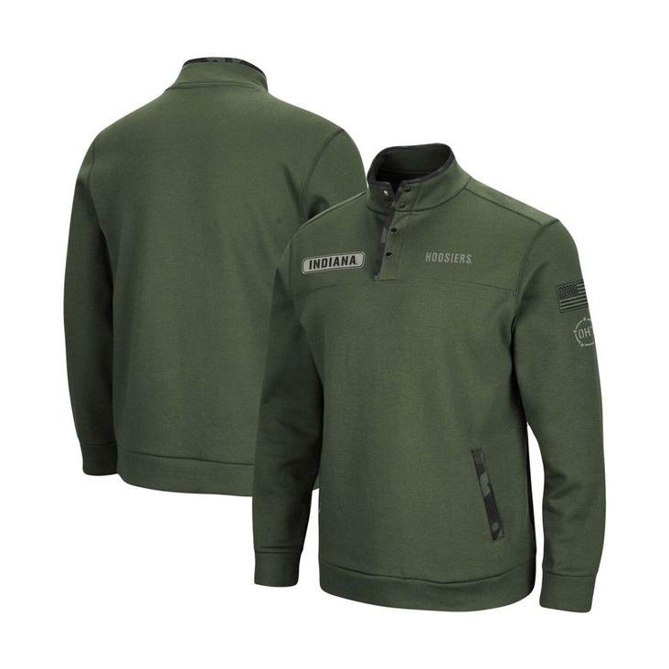 希少 黒入荷 コロシアム メンズ Jacket Quarter Snap Digit Appreciation Military Inspired Oht Hoosiers Indiana Olive Men S アウター ジャケット ブルゾン メンズ コロシアム ジャケット ブルゾン コート アウター