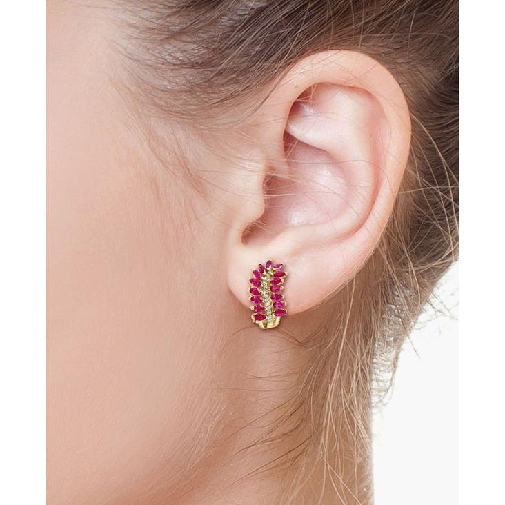 新作 エフィー ピアス イヤリング レディース エフィー レディース Gold 14k In Earrings Drop T W Ct 1 5 Diamond T W Ct 3 3 8 Ruby Effy アクセサリー ピアス イヤリング レディースアクセサリー Siteblock Ru