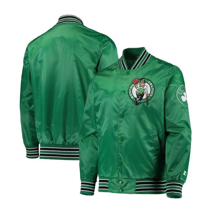 世界的に有名な メンズ スターター ジャケット ブルゾン メンズ スターター ジャケット ブルゾン Jacket Full Snap Satin Classic Diamond The Celtics Boston Green Kelly Men S アウター コート アウター Www Affaires Sociales Gouv Cg