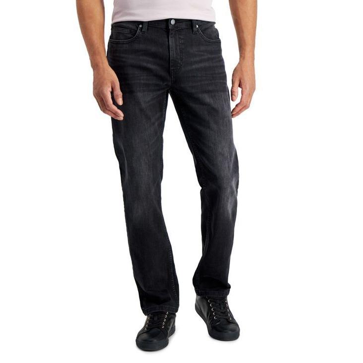 誠実 デニムパンツ メンズ アルファニ ボトムス Jeans Straight-Fit Black-Wash Sam Men's ジーンズ、デニム