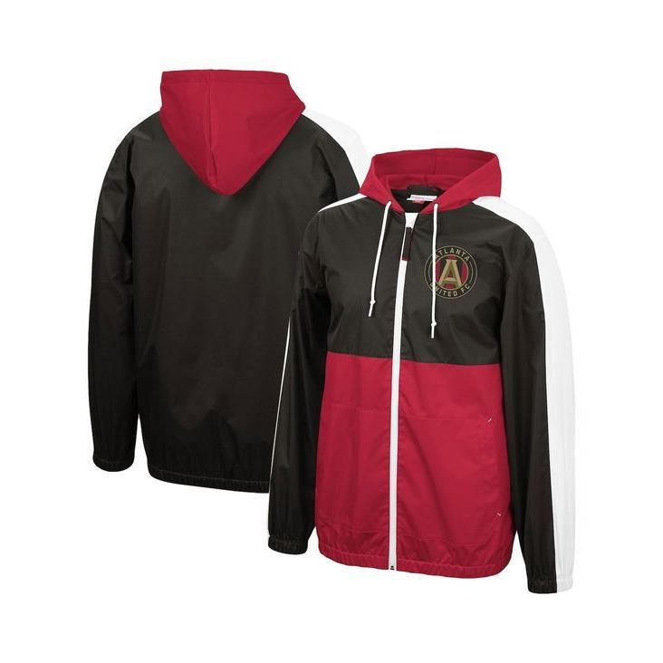 でおすすめアイテム ジャケット ブルゾン メンズ ミッチェル ネス アウター Jacket Windbreaker Full Zip Gameday Fc United Atlanta Black Men S ダウンコート サイズ Xlarge