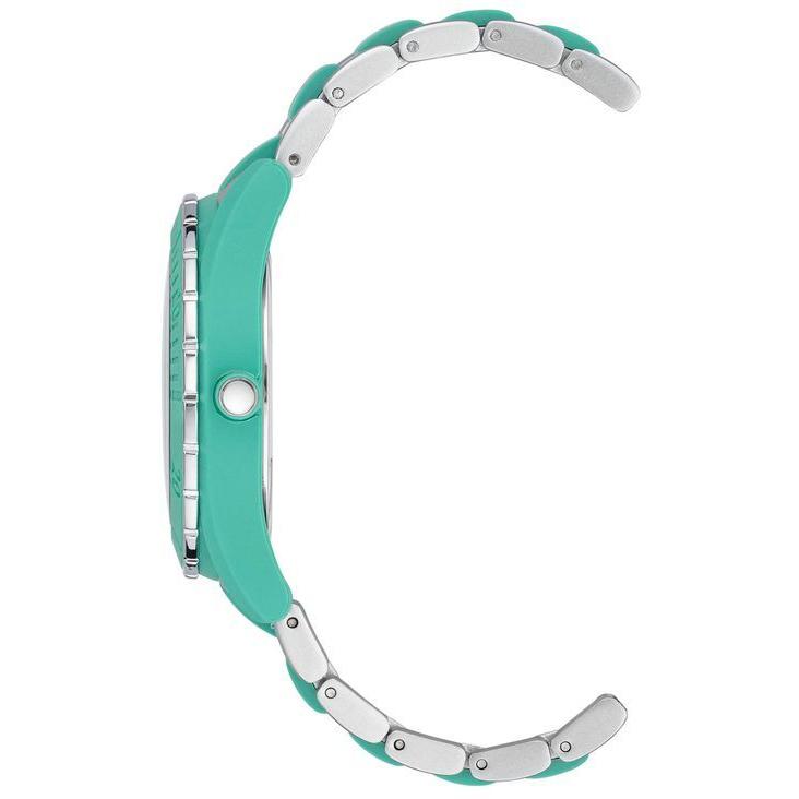 限定品 Green Pastel And Silver Tone Women S アクセサリー 腕時計 レディース アンクライン Solar 38 5mm Watch Bracelet Plastic Work Ocean 腕時計 サイズ One Size Www Starfoodsglobal Ae