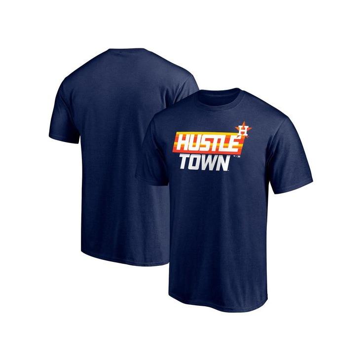 衝撃特価 ファナティクス T-shirt Town Hustle Hometown Astros Houston Navy Branded Men's トップス Tシャツ メンズ 半袖