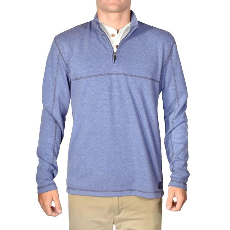 ビンテージ1946 メンズ ニット・セータービンテージ1946 メンズ ニット・セーター アウター Men's Stretch Quarter-Zip L0ng-Sleeve T0pstitched Sweater