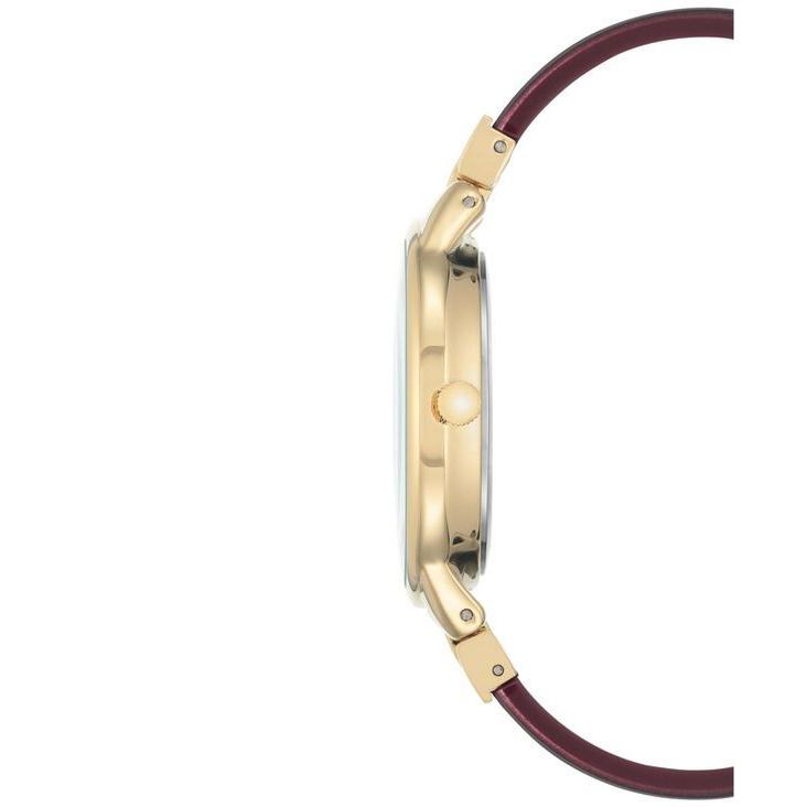 限定特価 Women S アクセサリー 腕時計 レディース アンクライン Burgundy 36mm Watch Bracelet Bangle 腕時計 サイズ One Size Glamourcareclinics Com