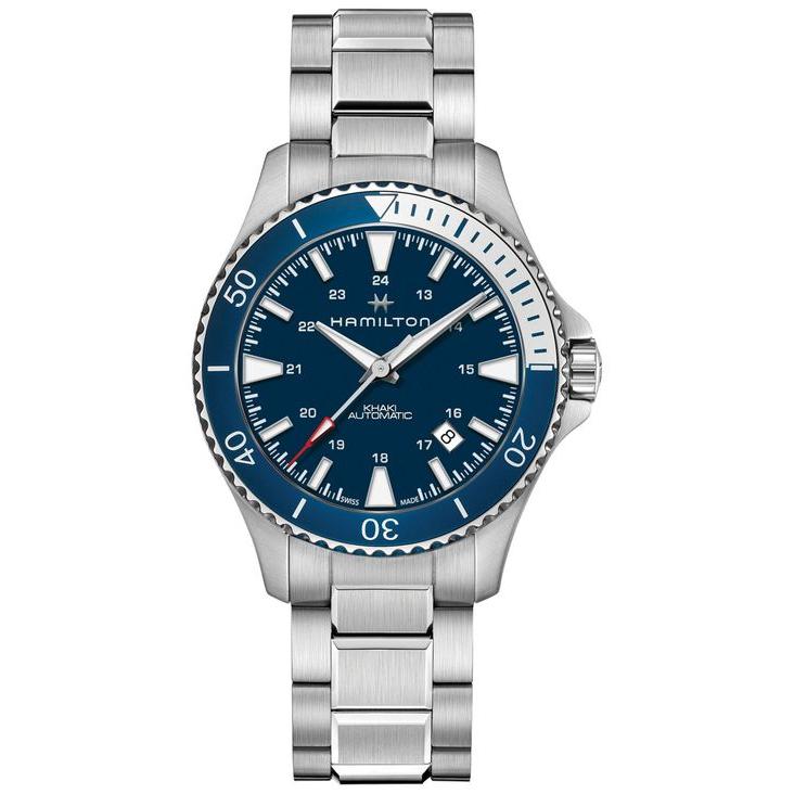品質は非常に良い Steel Stainless Scuba Khaki Automatic Swiss Men’s アクセサリー 腕時計 メンズ ハミルトン Bracelet 40mm Watch 腕時計