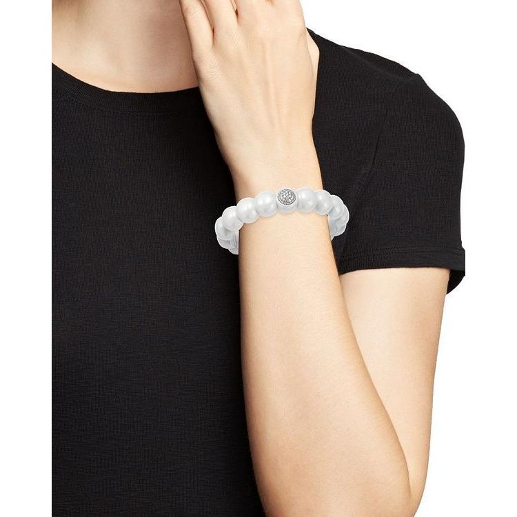 高い品質 ロベルト デメリオ レディース ブレスレット バングル アンクレット アクセサリー 18k White Gold White Ceramic Dama Stretch Bracelet With Diamonds 61 White リビーダ Yahoo ショップ 通販 Yahoo ショッピング 楽天カード分割