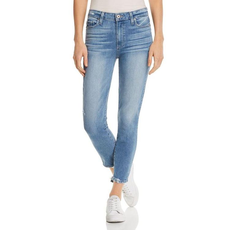 ペイジ レディース Jeans デニムパンツ ボトムス Hoxton High Rise Cropped ボトムス パンツ Raw ボトムス Skinny Atterberry