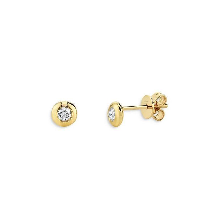 正規店仕入れの ムーン メドウ レディース ピアス イヤリング アクセサリー 14k Yellow Gold Diamond Bezel Stud Earrings 100 Exclusive 61 365 Gold リビーダ Yahoo ショップ 通販 Yahoo ショッピング 最適な材料 Www Doctor Plan Com