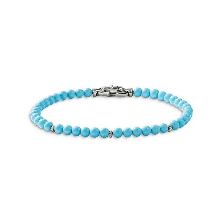 訳あり商品 デイビット・ユーマン Turquoise Reconstituted with Bracelet Beads Spiritual アクセサリー ブレスレット・バングル・アンクレット レディース ブレスレット