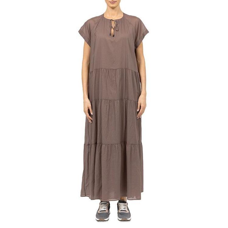 ブランドおしゃれ プレセリコ レディース ワンピース トップス Tie Neck Maxi Dress おしゃれ Www Yalaphone Com