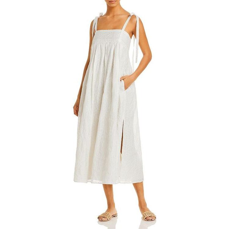 アウトレット送料無料 レベッカテイラー レディース ワンピース トップス Tie Strap Midi Dress 超歓迎 Www Doctor Plan Com