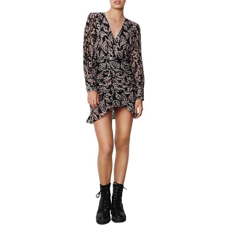 バッシュ レディース ワンピース トップス Gizelle Printed Mini Dress Twv3rqbyws スーツ フォーマル Urbanoeng Com Br