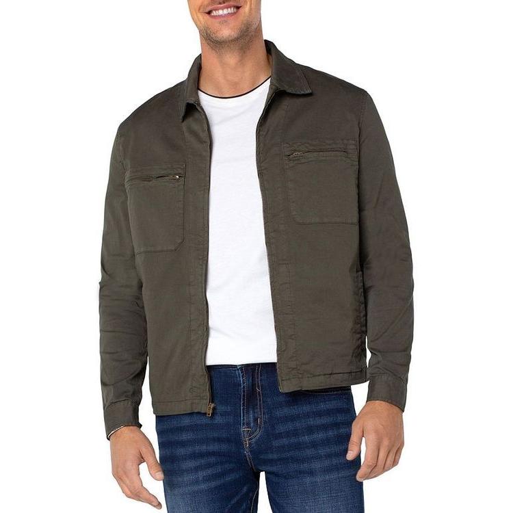 リヴァプール Zip ロサンゼルス ダウンコート メンズ ジャケット ブルゾン アウター Zip Shirt Jacket ファッション 61 Militar リビーダ ショップ