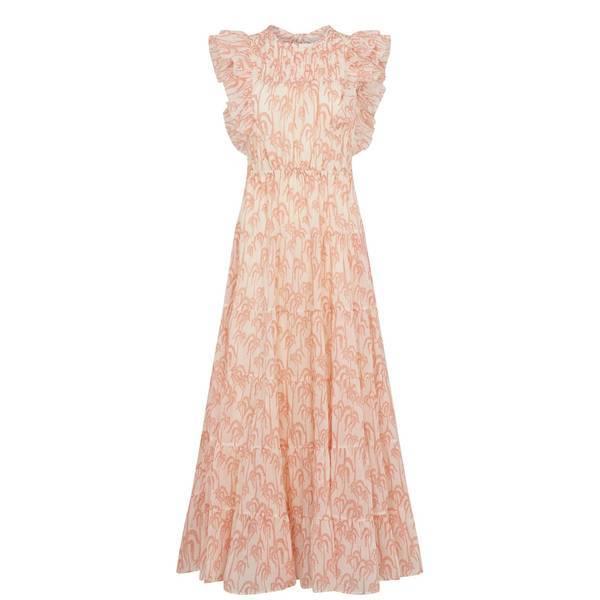 スコッチアンドソーダ ワンピース レディース ワンピース トップス スーツ フォーマル Printed Maxi Voile Dress ショップ レディースファッション