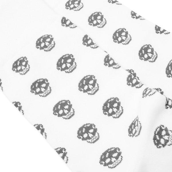 年のクリスマス 靴下 メンズ アレキサンダー マックイーン アレキサンダー マックイーン Sock Sport Print Repeat Skull Mcqueen Alexander アンダーウェア 靴下 メンズ 靴下 Opak Com Tr