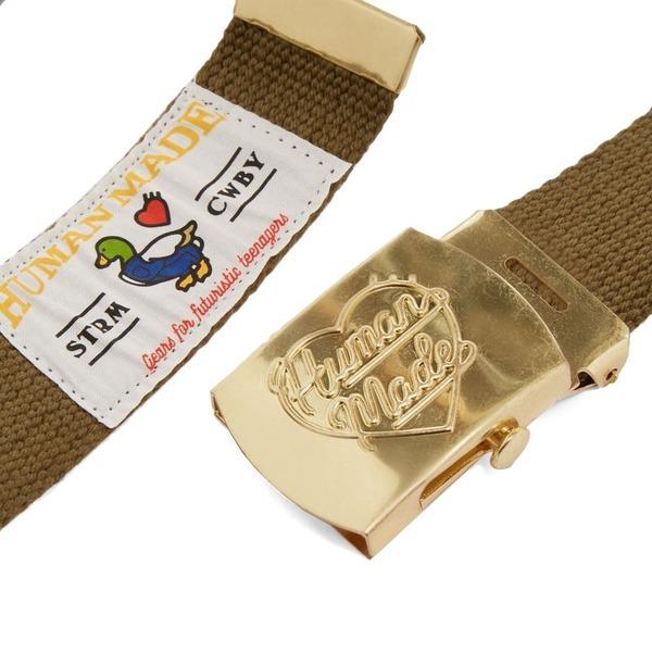 T ポイント5倍 Human アクセサリー ベルト メンズ ヒューマンメイド Made Belt Web Heart ベルト サイズ One Size Jeuneschirurgiens Com
