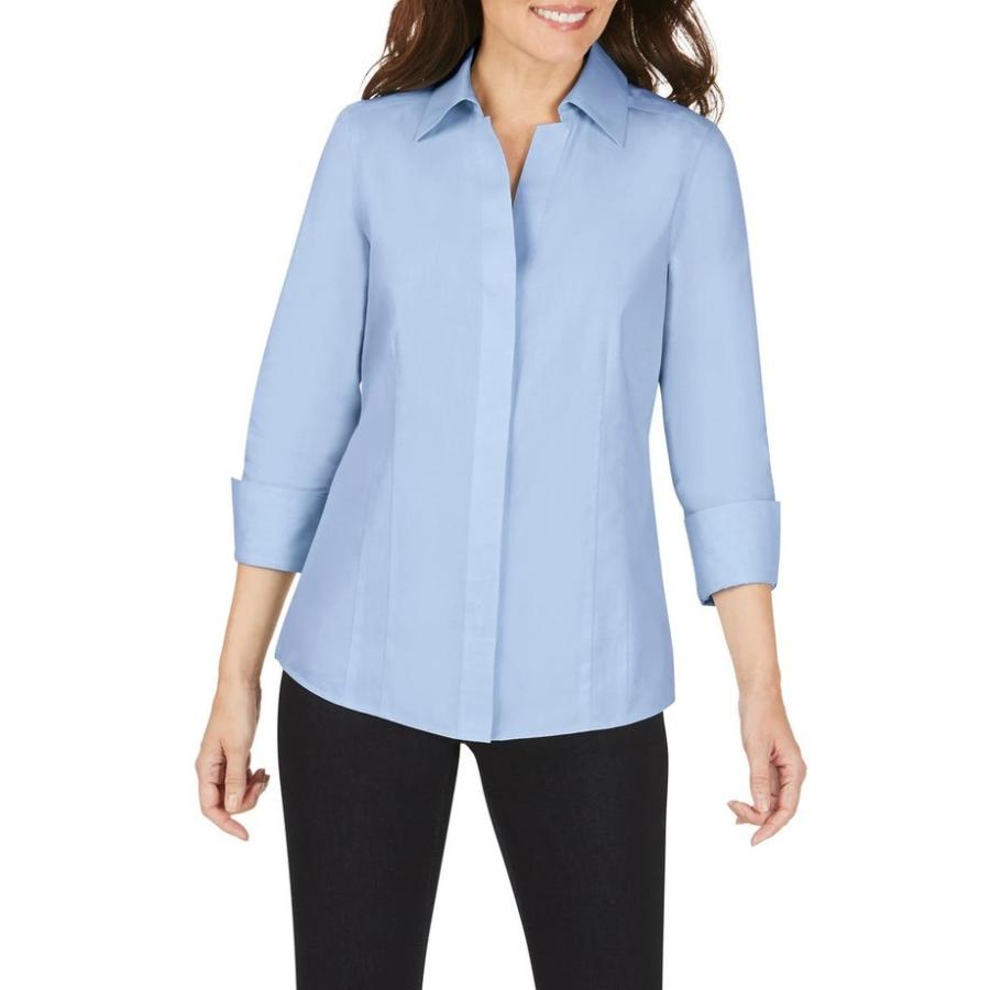 オンラインコード フォックスクラフト レディース シャツ トップス レディース Taylor Fitted Non Iron Shirt シャツ ファッション 91