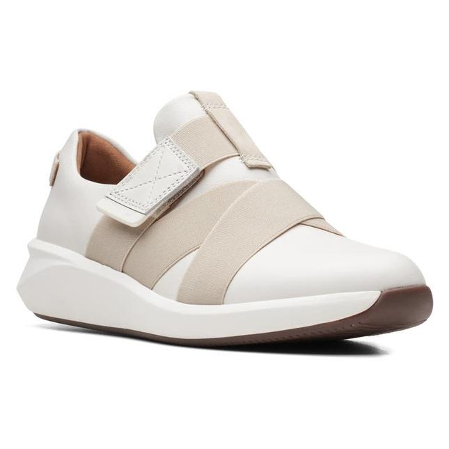 純正 買取 のクラークス レディース スニーカー シューズ シューズ スニーカー Un Rio Strap Wedge Sneaker レディースファッション