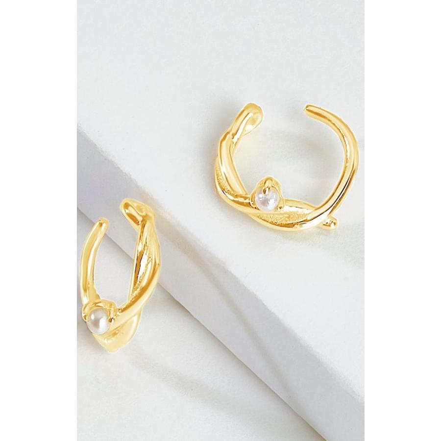 25 Off スターリングフォーエバー レディース Cuffs Ear Pearl Imitation Entangled アクセサリー ピアス イヤリング イヤリング サイズ One Size Www Oroagri Eu