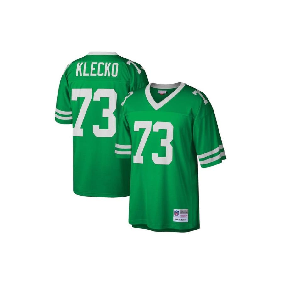 人気メーカー・ブランド Joe Ness & Mitchell Men's トップス シャツ メンズ ミッチェル&ネス Klecko Jersey Replica Legacy Player Retired Jets York New Green 長袖