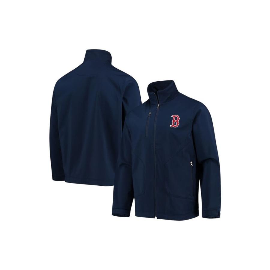 【限定販売】 Boston Navy Banks Carl by Sports G-III Men's アウター ジャケット・ブルゾン メンズ バンクス カール Red Jacket Full-Zip Side Strong Sox ダウンコート