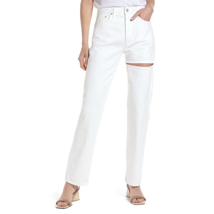 アゴルド レディース デニムパンツ ボトムス Lana Slice Relaxed Straight Leg Organic Cotton Jeans  :91-7143788-element:リビーダ Yahoo!ショップ - 通販 - Yahoo!ショッピング