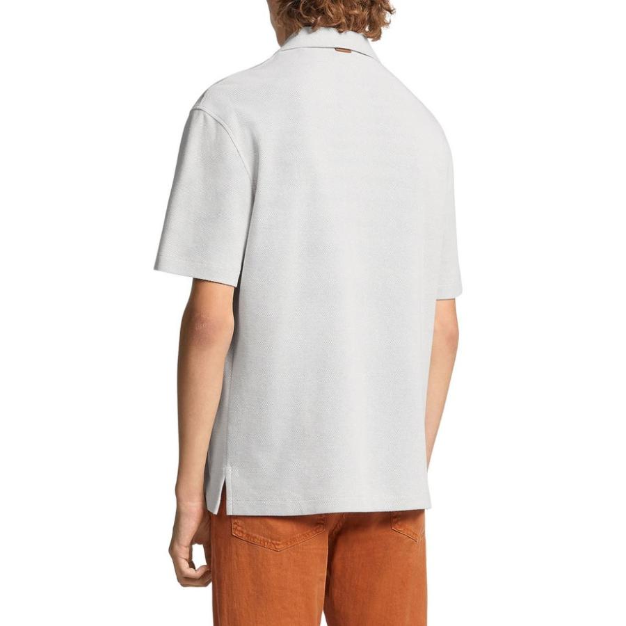 新しいブランド Sleeve ゼニア ゼニア Dark メンズ Short ポロシャツ トップス メンズ Honeycomb Short ポロシャツ  Sleeve Cotton トップス Polo