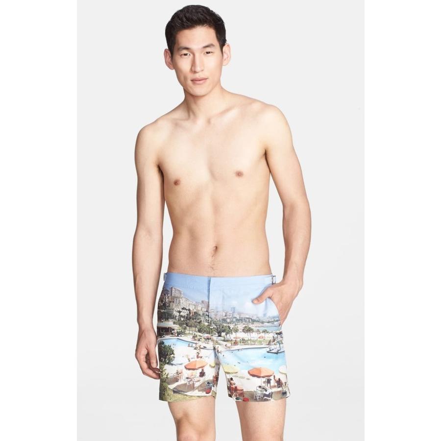 シルバーグレー サイズ ORLEBAR BROWN オールバー ブラウン メンズ ハーフパンツ・ショーツ 水着 Standard Quick Dry Tailored Fit Swim Trunks 通販 オールバー ブラウン メンズ ハーフパンツ・ショーツ 水着 Geo Tela Tailored Fit 6" Swim Trunks