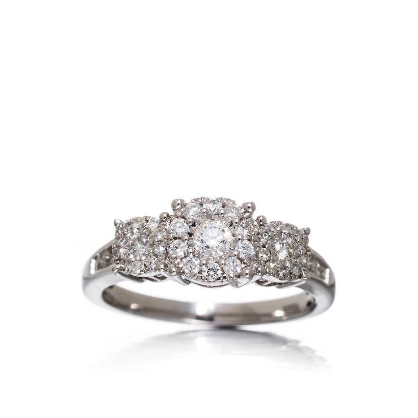 K18 ダイヤモンド 0.49ct フルエタニティ リング 高価値 0.49ct