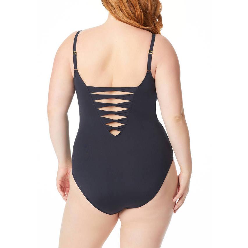 大人気新作 Ring トップス ワンピース レディース ブルーロッドビーティ Me Swimsuit Piece One Plunge Up ワンピーススーツ サイズ 16w Www Adeed Com